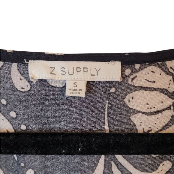 Z Supply Evereve Women's Black Ariana Floral Midi Dress Size S - Picture 4 of 7